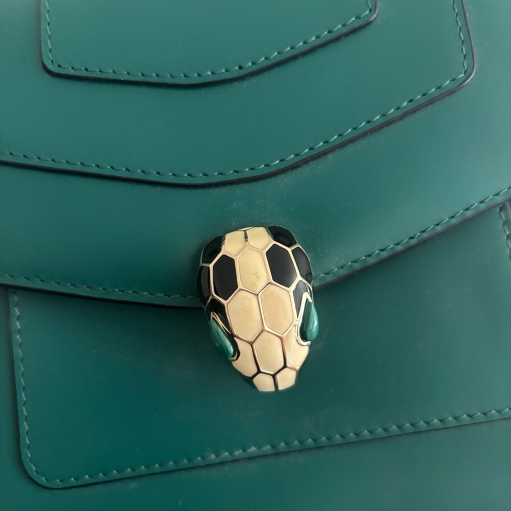 Bulgari serpenti forever handbag in green - Picture 5 of 16